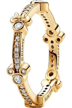 PANDORA Rings - Disney star and heart 14k -plated ring withcub - - Rings for ladies