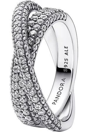 PANDORA Rings - Sterling ring withcubic zirconia - - Rings for ladies