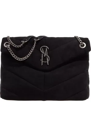 COAL Bag Black/Black Logo Crossbody Bag | Women's Handbags – Steve Madden