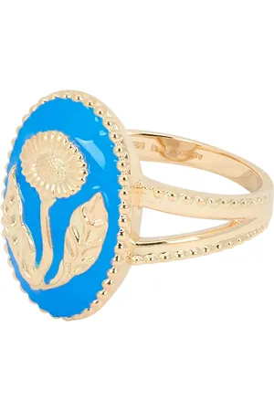 ANNA + NINA Rings - Meadow Ring 14K Yellow Gold/Sterling Silver - - Rings for ladies