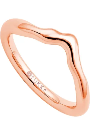 Pukka Berlin Rings - Nimbus Metal Chevron Ring - - Rings for ladies