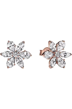 PANDORA Earrings - Funkelnde Herbarium-Cluster-Ohrstecker - - Earrings for ladies