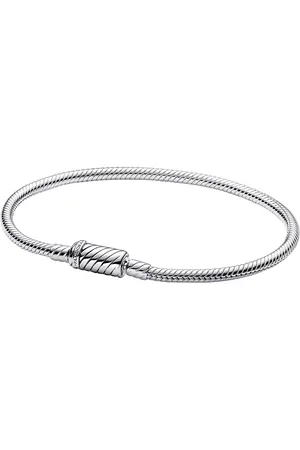 PANDORA Bracelets - Snake chain sterling bracelet with magnetic - - Bracelets for ladies