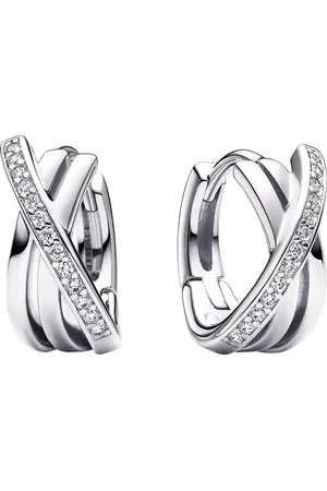PANDORA Earrings - Sterling Cubic Zirconia - - Earrings for ladies