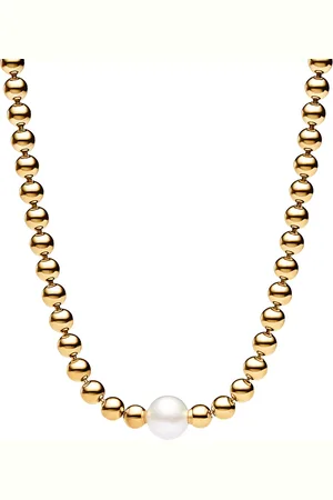 PANDORA Necklaces - 14k -plated unique metal blend Mixed stone - - Necklaces for ladies