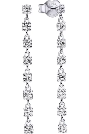 PANDORA Earrings - Sterling Cubic Zirconia - - Earrings for ladies