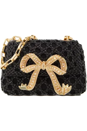 Self-Portrait Crossbody Bags - Woven Leather Micro Bag - - Crossbody Bags for ladies