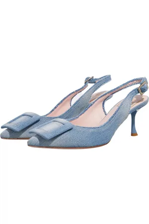 Roger Vivier Pumps & High Heels - Fringed Covered Buckle Slingsback Pumps - - Pumps & High Heels for ladies