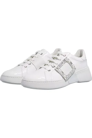 Roger Vivier Sneakers & Trainers - Viv´ Skate Strass Buckle Sneakers In Soft Leather - - Sneakers & Trainers for ladies