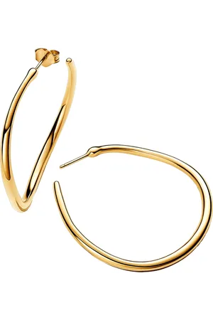 PANDORA Earrings - 14k -plated hoop earrings - - Earrings for ladies