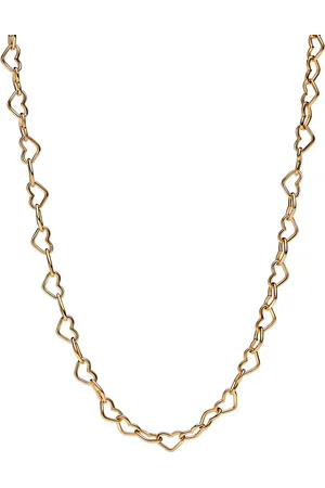 PANDORA Necklaces - Heart 14k -plated collier - - Necklaces for ladies