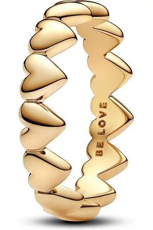 PANDORA Rings - Row of Hearts Ring - - Rings for ladies