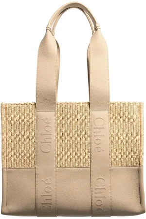 Chloé Totes & Shoppers - Paneled Woody Tote Bag - - Totes & Shoppers for ladies