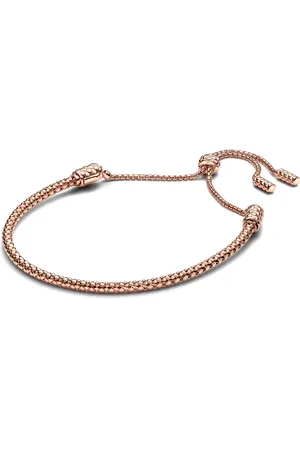 PANDORA Bracelets - Studded Chain Slider Bracelet - - Bracelets for ladies