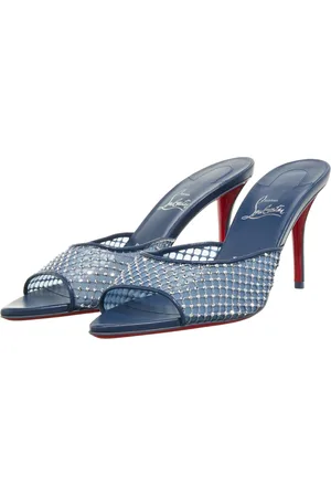 Christian Louboutin Slippers & Mules - Apostropha Mule Mesh Strass - - Slippers & Mules for ladies