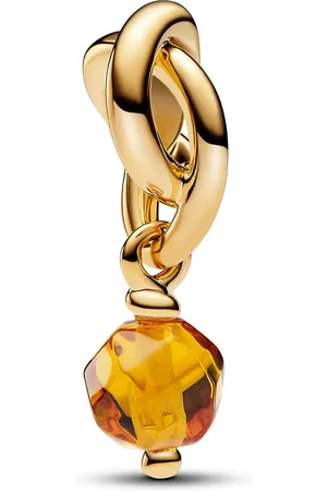 PANDORA Pendants & Charms - Faceted Honey Eternity Circle Dangle Charm - - Pendants & Charms for ladies