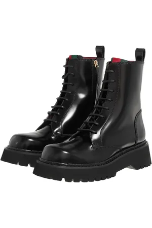Gucci Ankle Boots - Boots With Web Detail - - Ankle Boots for ladies