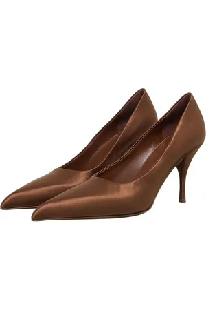 Prada Heels - 90mm Silk Satin Pointed Pumps - - Heels for ladies