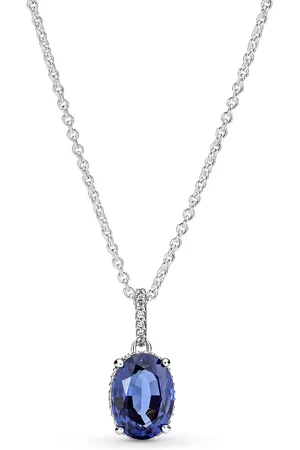 PANDORA Necklaces - Sparkling Statement Halo Pendant Necklace - - Necklaces for ladies