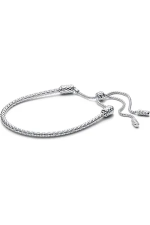 PANDORA Bracelets - Studded chain sterling sliding bracelet - - Bracelets for ladies