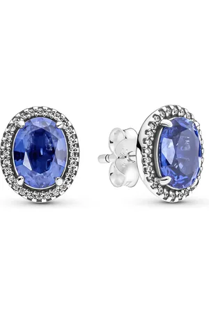PANDORA Earrings - Sparkling Statement Halo Stud Earrings - - Earrings for ladies