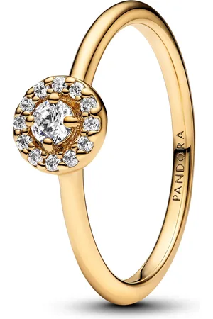 PANDORA Rings - Runder Pavé-Strahlenkranz Ring - - Rings for ladies