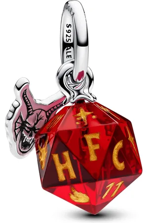 PANDORA Pendants & Charms - Stranger Things Hellfire Club Würfel Charm-Anhänge - - Pendants & Charms for ladies