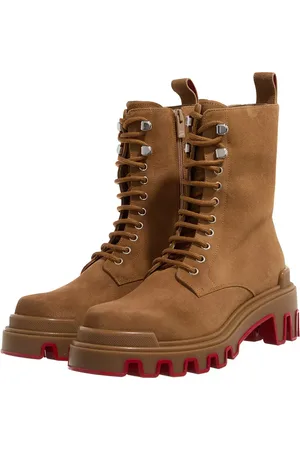Christian Louboutin Ankle Boots - Lace-Up Ankle Booties - - Ankle Boots for ladies