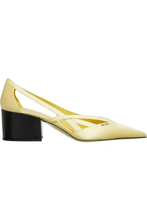 Prada Heels - Satin Pumps With Cut Out - - Heels for ladies