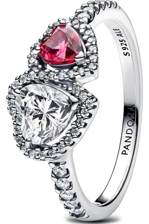 PANDORA Rings - Hearts sterling ring with cherries jubilee - - Rings for ladies