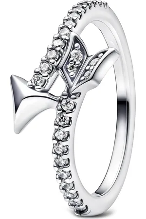 PANDORA Rings - Arrow sterling ring with clear cubic zircon - - Rings for ladies