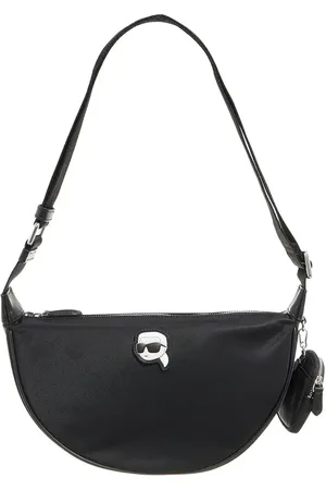 Karl Lagerfeld Crossbody Bags - Ikon Nylon Sm Half Moon Sb - - Crossbody Bags for ladies