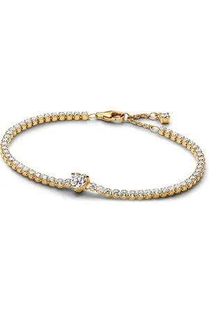 PANDORA Bracelets - Funkelndes Herz Tennisarmband - - Bracelets for ladies
