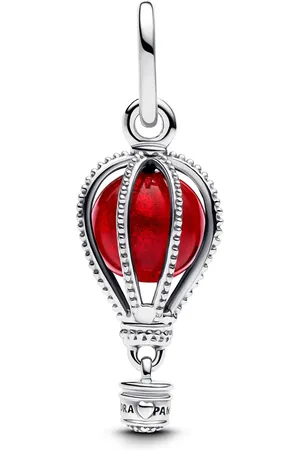 PANDORA Pendants & Charms - Air balloon sterling dangle with red Murano - - Pendants & Charms for ladies