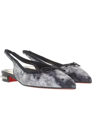 Christian Louboutin Sandals - Hall Sling Flats Denim - - Sandals for ladies