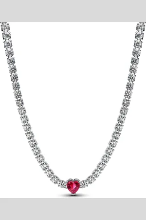 PANDORA Necklaces - Strahlenkranz Herz Choker - - Necklaces for ladies