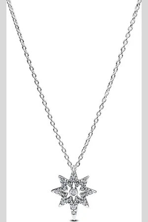 PANDORA Necklaces - Pavé-Polarstern Nordstern Halsketten Anhänger - - Necklaces for ladies