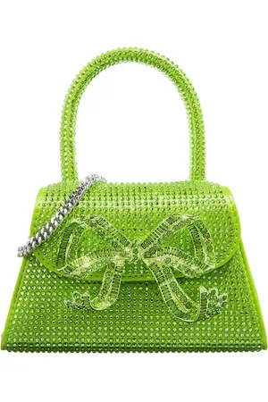 Self-Portrait Crossbody Bags - Hot Fix Micro Bow Bag - - Crossbody Bags for ladies