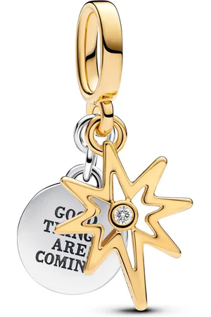 PANDORA Pendants & Charms - Gravierbarer Polarstern Charm-Anhänger mit Diaman - - Pendants & Charms for ladies