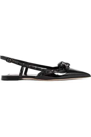 VALENTINO GARAVANI Loafers - Rockstud Bow T.05 Ballerina - - Loafers for ladies