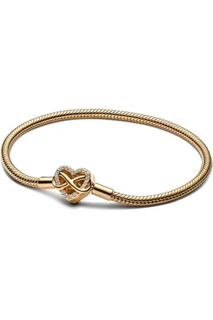 PANDORA Bracelets - Schlangen-Gliederarmband mit Funklendem Unendlichk - - Bracelets for ladies