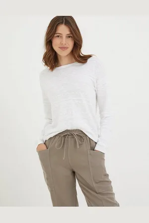 Cotton Rich Cargo Cuffed Trousers | FatFace | M&S