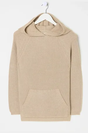 Fat Face Knitted Lounge Hoodie