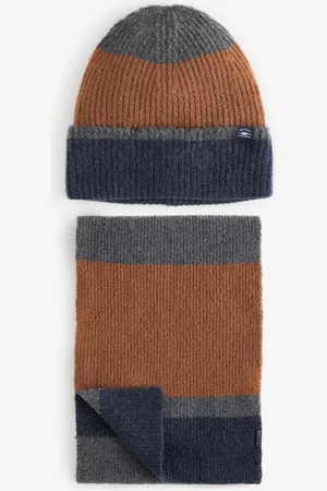 Fat Face Colourblock Hat And Scarf Gift Set