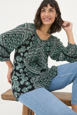 Fat Face Caitlin Spaced Floral Tunic