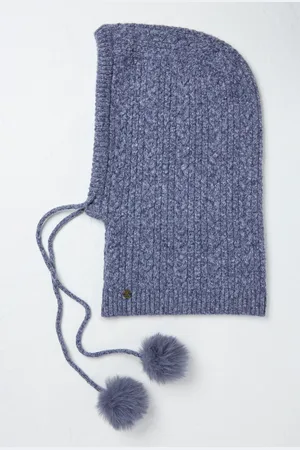 Fat Face Cable Knit Hood Hat