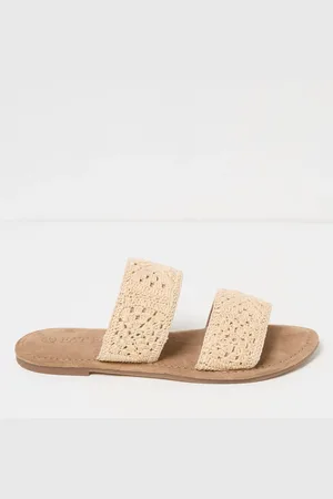 Fat Face Penelope Crochet Sliders