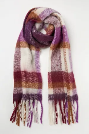 Fat Face Eva Check Scarf