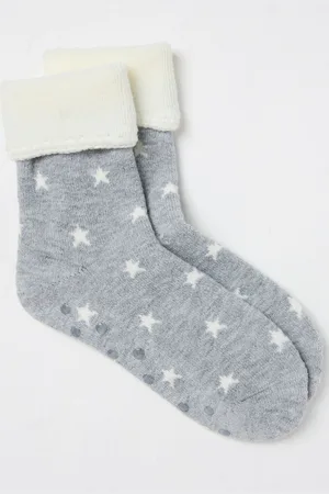 Fat Face Star House Socks