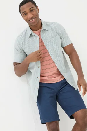 Fat Face Short Sleeve Markham Stripe Shirt